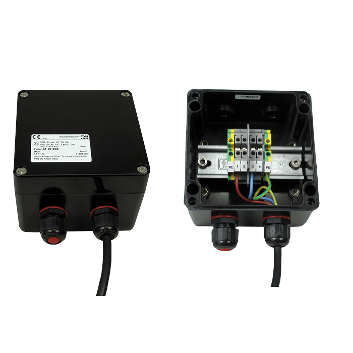 Взрывозащищенная клеммная коробка из полиэстера